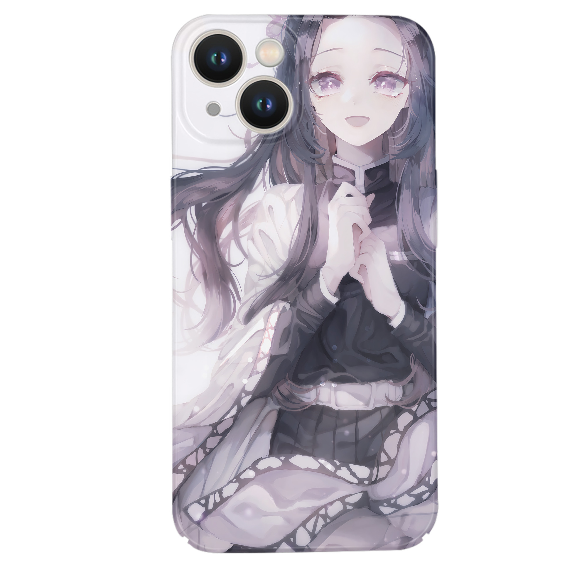 （画像用） 鬼滅の刃（きめつのやいば）蟲柱-胡蝶 しのぶ／こちょう しのぶ Kochou Shinobu 【iPhone 14シリーズ対応】ハードケース